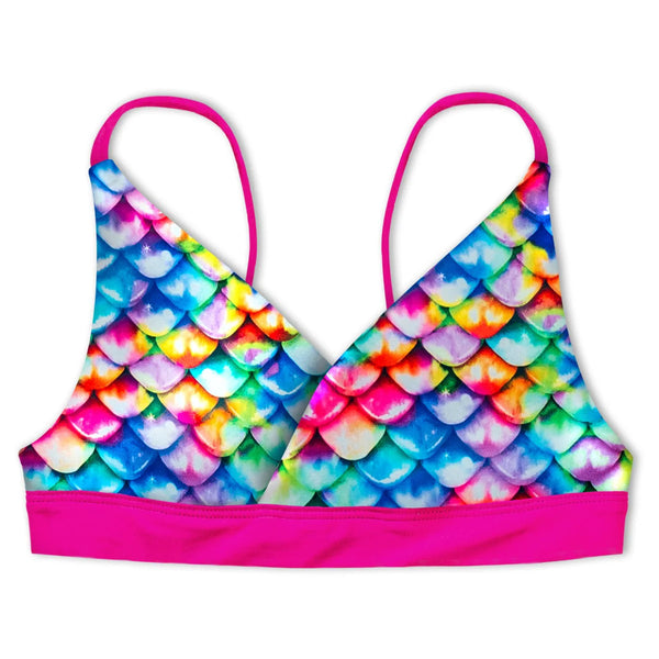 Rainbow Reef omkeerbare bikinitop
