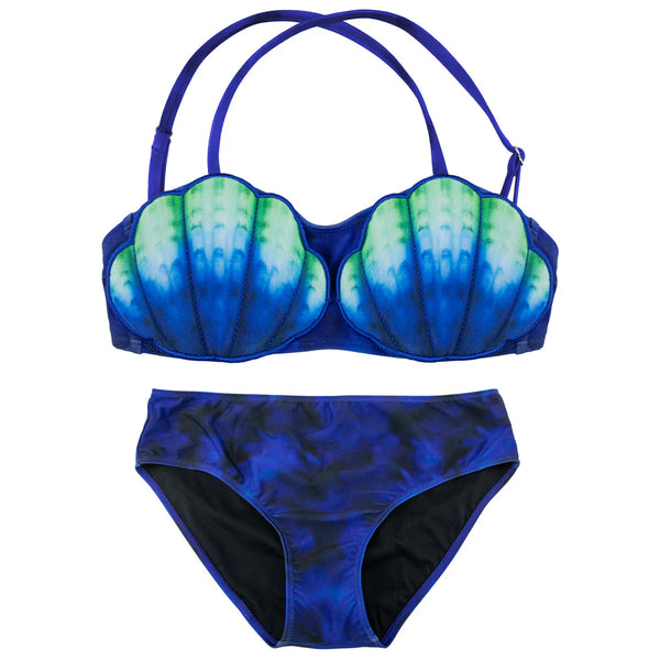 Laguna Blue Royal Shell Bikini Set
